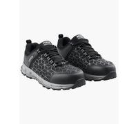 VEVOR Zapatos con Punta de Acero para Hombre, Talla EE. UU. 12, con Amortiguación para Hombre, Indestructibles, Ligeras, Transpirables, para la Industria de la Construcción, Negro, 335 x 125 x 130 mm