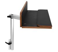 VEXALIFORM Mueble Camper Kit Mesa Plegable Caravana Pata Giratoria | Camper for autocaravana de madera contrachapada negra de 595x580 mm(Silver table leg)