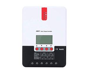 vFound MPPT Controlador de carga solar Pantalla LCD de 12V / 24V que identifica automáticamente el voltaje del sistema para un regulador inteligente(30A)