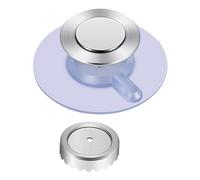 VGEBY Jabonera Magnética, Jabonera de Acero Inoxidable con Función Organizadora, Montada en la Pared para Cocina y Baño (Tipo de Pegatina)
