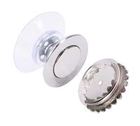 VGEBY Jabonera Magnética, Jabonera de Acero Inoxidable con Función Organizadora, Montada en la Pared para Cocina y Baño (Tipo de Ventosa)