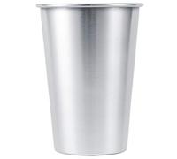 VGEBY Juego de Tazas de Cerveza de Acero Inoxidable, Elegantes Tazas de Vino para Acampar, Taza de café, té, Leche, Plata 3,46 "x 4,92" - 1 Unidad