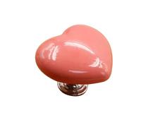 VGEBY Reemplazo de Descarga de Botón de Inodoro en Forma de Corazón Sólido Atractivo Fácil de Instalar para Inodoros 1 Unidad (PINK)