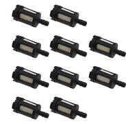 VGOL 10 Filtros de Combustible para Motosierra de Gasolina Compatibles con Homelite Cortacésped Filtro de Combustible Cortacésped Cartucho de Combustible Cortacésped Filtro de Combustible Plástico