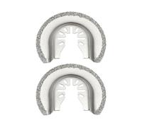 VGOL 2 hojas de sierra de diamante de medio círculo de 64 mm, pieza de repuesto, hoja de corte de liberación rápida, oscilante, multiherramienta, cuchillas de diamante, eliminación de lechada,
