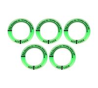 VGOL 5PCS Anillo Luminoso para Interruptor de Encendido de Coche Diámetro Exterior de 34mm Diámetro Interior de 23mm Cubierta de Arranque del Motor de Encendido Luminoso Pegatina