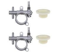 VGOL Bomba de aceite de motosierra con engranaje de transmisión de gusano compatible con motosierra 25CC/38CC 2500/3800 piezas de repuesto para herramientas eléctricas al aire libre 2 piezas