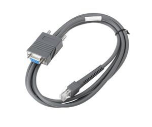 VGOL Cable Serial para Escáner de Código de Barras de 9 pines CBA-R01-S07PAR Compatible con Symbol LS2208 RS232 (2 metros)