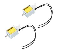 VGOL Paquete de 2 Mini Válvulas Solenoide 3 Vías 2 Posiciones dc 12v 1 Entrada 2 Salidas <45 mA 0-350 mmHg (6,8 psi)