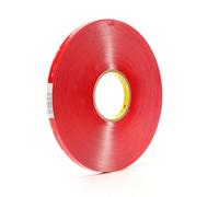 VHB 3M Cinta de Espuma Acrílica 4905F, 19 mm x 66 m, 0.5 mm, 4 Rollos