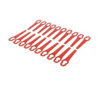 vhbw 20x cuchilla repuesto compatible con Bosch ART 23 Easytrimm Accu, ART 23 LI, ART 26 Accutrimm cortadora de césped - Recambio, rojo, plástico