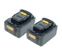vhbw 2X batería Compatible con Dewalt DCD796, DCD795S2, DCD795M2, DCD795P2, DCD795NT Herramienta (4000 mAh, Li-Ion, 18 V), 1x USB-C (h)