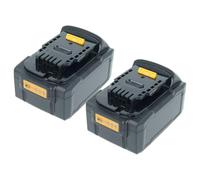 vhbw 2X batería Compatible con Dewalt DCD996P2, DCD995NT, DCD996NT, DCD995P2, DCD996 Herramienta (5000 mAh, Li-Ion, 18 V), 1x USB-C (h)