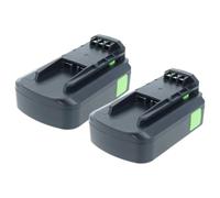 vhbw 2X batería Compatible con Festo Festool T 18+3/PSC 420 I-Set, T18+3 | para Quadrive TSC55, RTSC 400 LI herramienta (2000 mAh, Li-Ion, 18 V)