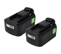 vhbw 2X batería Compatible con Festool T18+3, Quadrive T18, Quadrive TSC55 | para RTSC 400 LI herramienta (4000 mAh, Li-Ion, 18 V)
