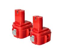 vhbw 2X batería Compatible con Makita 4191DWA | 4191D, 4331D, 4191DZ, 4013DZ, 4331DWAE, 4191DWAE, 4191DWD herramienta (1500 mAh, NiMH, 12 V)
