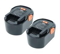 vhbw 2X batería Compatible con Würth Master SD 14.4 Herramienta (3000 mAh, NiMH, 14,4 V)