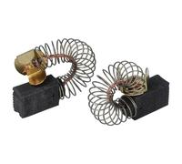 vhbw 2x escobilla carbón con base 6,3 x 10 x 14 mm compatible con Protool Festool 622174, 622795, 621227, 622172 herramientas + resorte