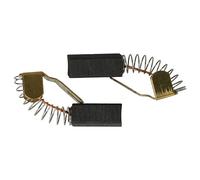 vhbw 2x escobilla de carbón compatible con Metabo SBE 650/2S R+L | SBE 620/2 S R+L, SBE 600/2 S R+L taladro de percusión + resorte - 15 x 8 x 6,3 mm