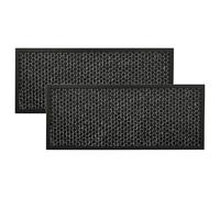 vhbw 2x Filtro carbón activo compatible con Rowenta Intense Pure Air Connect PU6080, PU6080 F0 purificador de aire - Filtro de aire Negro