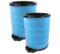 vhbw 2x Filtro HEPA 13 compatible con Hoover HHP55CA011, HHP70CAH001, HHP70CAH011 purificador aire - Filtro de repuesto con filtro carbón activado