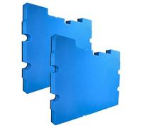 vhbw 2x Pieza de espuma compatible con Stanley TSTAK IV FMST1-71969, FatMax TSTAK III FMST1-71968 caja de herramientas - espuma rígida, 30 mm azul