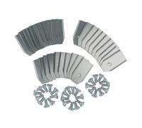 vhbw 30x cuchilla de corte compatible con Husqvarna Automower 105 108 210C 220AC 305 308 308x 310 315 320 330X 420 430X 440 450X G1 G2, etc.