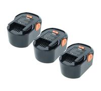 vhbw 3X batería reemplaza Würth 0700980420, 0700980425 para Herramienta (3000 mAh, NiMH, 14,4 V)