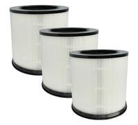 vhbw 3x filtro de aire compatible con Xiaomi Smart Air Purifier 4 Compact purificador - Filtro combi prefiltro + HEPA + carbón activo