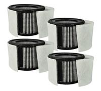 vhbw 4x Filtro compatible con Leifheit/Soehnle Airfresh Clean 300, 400 humidificador - Filtro de aire