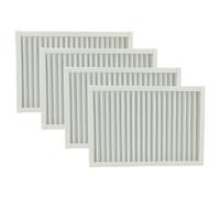 vhbw 4x Filtro G4 reemplaza Viessmann WUS-25-4, 245045 para unidad de ventilación - Set de filtro, 26 x 17,8 x 2,3 cm blanco