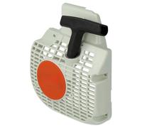 vhbw Arrancador de cable reemplaza Stihl 1123-080-2104, 1123-080-2100, 1123-080-1802 para motosierra - Arranque, 17 x 13,8 x 5 cm negro blanco