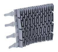 vhbw Cepillo Compatible con Zodiac RG3200 | OT3290, OT3240, RT 2100, OT 3300, OT3230 robot, aspirador de piscina - De caucho, 24,7 x 18 x 2,8 cm