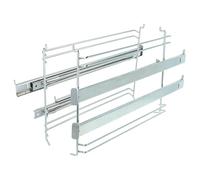 vhbw Extensión telescópica para diversos hornos - 2 pares de railes, izquierda y derecha, 23,5 x 27,5 x 3,5 cm