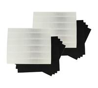 vhbw Set de filtro 10 uds. reemplaza Winix 123050, 15HC, WRF15-HC para purificador de aire - filtro carbón activo, filtro Hepa