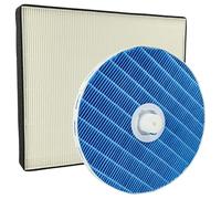 vhbw Set de filtro 2 uds. compatible con Philips HU5930/10 purificador de aire/humidificador limpiador - filtro, elemento humidificante