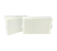 vhbw Set de filtros compatible con Zehnder ComfoAir | 180 unidad de ventilación, Filtro de aire G4 / F7 (2 uds.), 24 x 12 x 5 cm, blanco