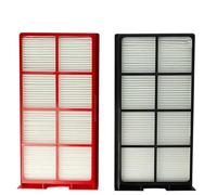 vhbw Set filtros compatible con Zehnder ComfoAir 225 | 200 unidad ventilación - G4 / F7 2 uds., 29 x 15 x 5 cm, blanco / rojo / negro