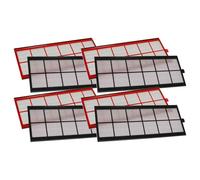 vhbw Set filtros compatible con Zehnder ComfoAir 350 unidad ventilación | G4 / F7 8 uds., 50 x 17 x 1 cm, blanco / rojo / negro