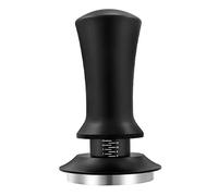 VIA CREMA Prensa molida de café para prensar café - Elegante sello de espresso como manipulador de barista, presión de contacto calibrada | Presión de contacto de 25 libras (58,4 mm)