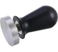 VIA CREMA Tamper calibrado para espresso, con base plana de acero inoxidable (54 mm), 130167