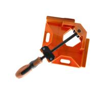 ViaGasaFamido Abrazadera de Esquina, Prensa Angular con Mordaza Giratoria Ajustable y Cuerpo de Plástico Engrosado, for Montaje y Sujeción de Esquinas (Naranja grande)