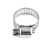 ViaGasaFamido Abrazadera de Manguera, Clip de Tornillo Ajustable de Acero Inoxidable, 10 Piezas para Tubería de y Equipo Hidráulico de 10 Mm a 16 Mm (10-16)