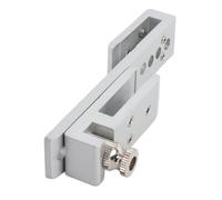 ViaGasaFamido Cerradura de Puerta Corrediza de Vidrio Pestillo de Seguridad de Metal Resistente Ajustable para Puertas de Ducha sin Marco Ancho de Vidrio de 8-12 Mm Ancho de de 12-22 Mm (Plata 8 mm