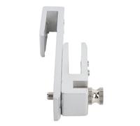 ViaGasaFamido Cerradura de Puerta Corrediza de Vidrio Pestillo de Seguridad de Metal Resistente Ajustable para Puertas de Ducha sin Marco Ancho de Vidrio de 8-12 Mm Ancho de de 12-22 Mm (Plata 10 mm