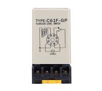 ViaGasaFamido Controlador de Nivel Sin Flotador C61F-GP, 220V 50/60Hz, Control Automático de Líquidos, 50x40x58mm