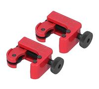 ViaGasaFamido Cortatubos de Cobre y Aluminio, 2 Piezas, Aleación de Zinc, 3-22mm, para Tubos de PVC y Acero Inoxidable, Rojo