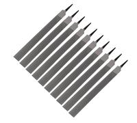 ViaGasaFamido Desbarbado de Metal con Lima Plana de Acero con Alto Contenido de Carbono de 10 Pulgadas (Medio 10PCS)