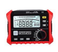 ViaGasaFamido Megóhmetro Digital Medidor de Resistencia de Aislamiento Compacto 0MΩ a 100GΩ para Mantenimiento Preventivo en Motores y Sistemas HVAC 180x140x65mm