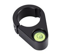 ViaGasaFamido Nivel de Burbuja para Vara Topográfica, 32 Mm, Carcasa de | Burbuja Verde, 3 Tornillos de Calibración, Cuerpo Metálico Resistente, Uso en Campo Al Aire Libre, Se Adapta de Forma